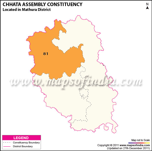 Assembly Constituency Map of  Chhata