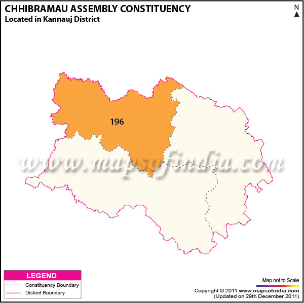 Assembly Constituency Map of  Chhibramau