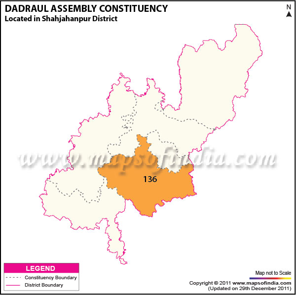 Assembly Constituency Map of  Dadraul