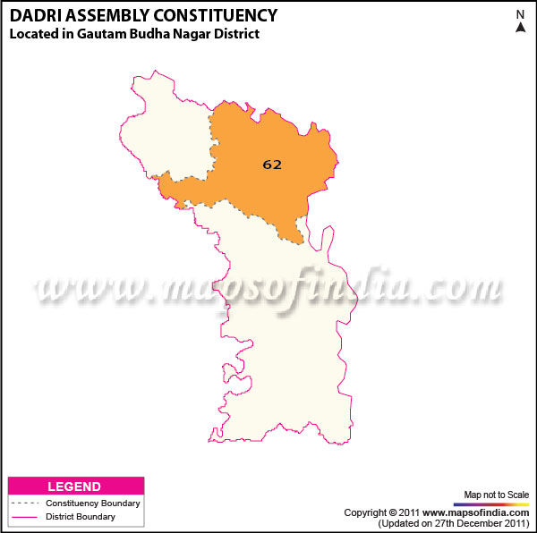 Assembly Constituency Map of  Dadri