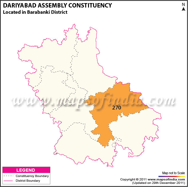 Assembly Constituency Map of  Dariyabad