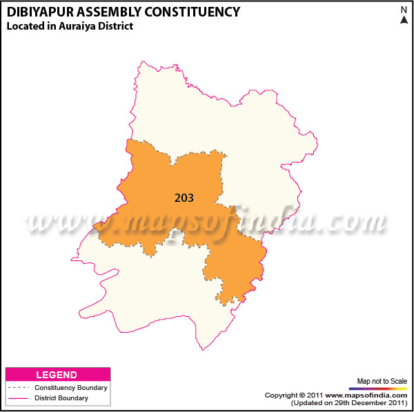 Assembly Constituency Map of  Dibiyapur