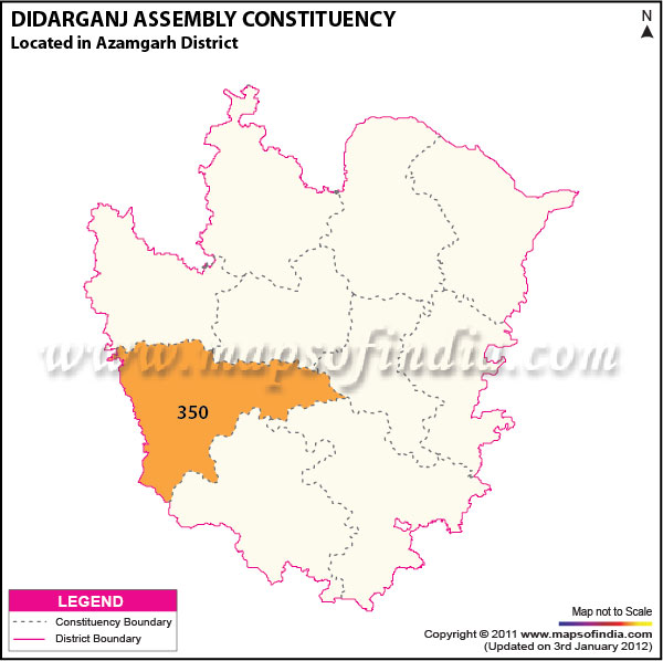 Assembly Constituency Map of  Didarganj