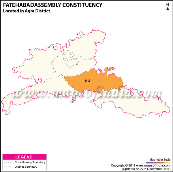 Assembly Constituency Map of  Fatehabad