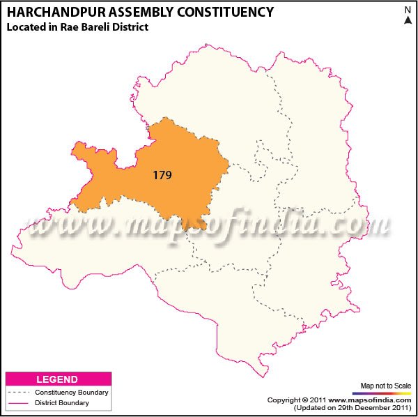 Assembly Constituency Map of  Harchandpur