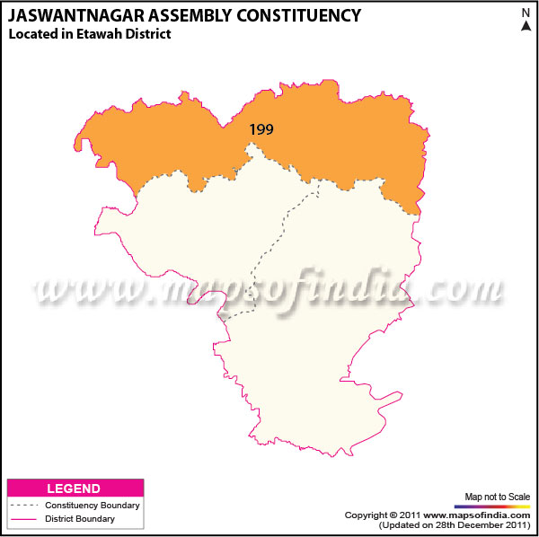 Assembly Constituency Map of  Jaswantnagar