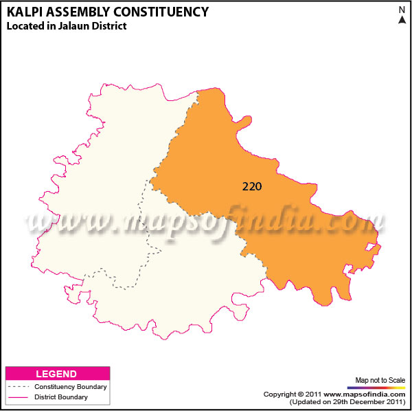 Assembly Constituency Map of  Kalpi