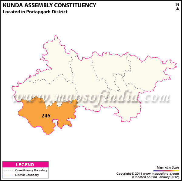 Assembly Constituency Map of  Kunda