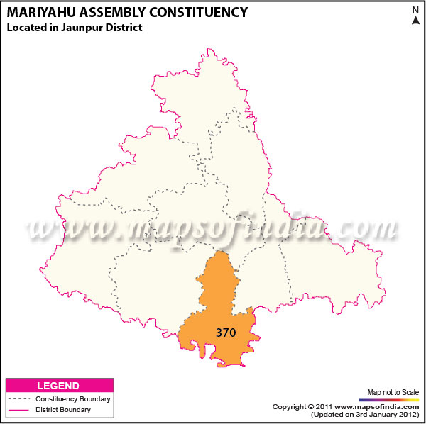 Assembly Constituency Map of  Mariyahu