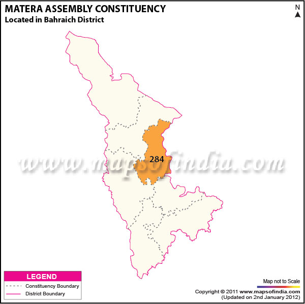Assembly Constituency Map of  Matera