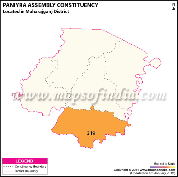 Assembly Constituency Map of  Paniyra