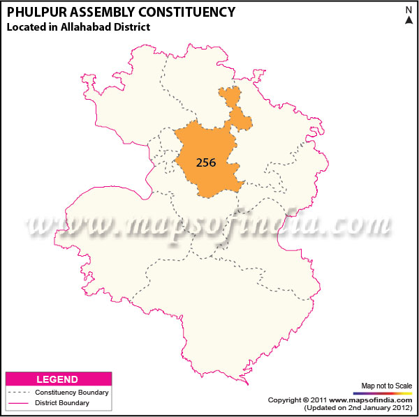 Assembly Constituency Map of  Phulpur