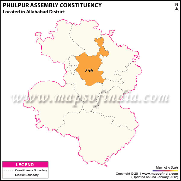 Assembly Constituency Map of Phulpur Assembly Constituency Map of Phulpur