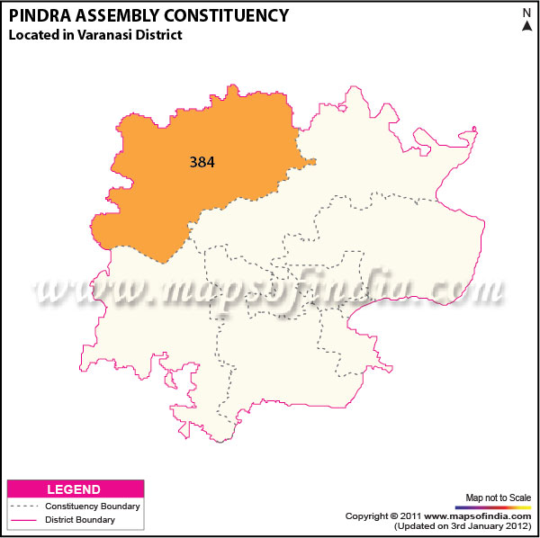 Assembly Constituency Map of  Pindra