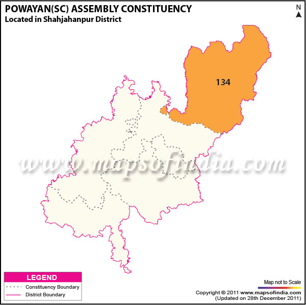 Assembly Constituency Map of  Powayan (SC)