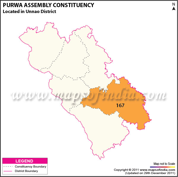 Assembly Constituency Map of  Purwa