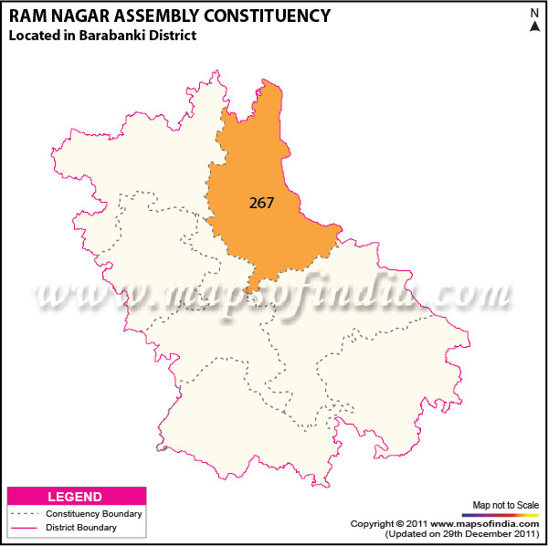 Assembly Constituency Map of  Ram Nagar