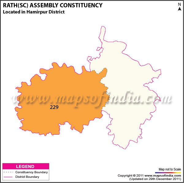 Assembly Constituency Map of  Rath (SC)