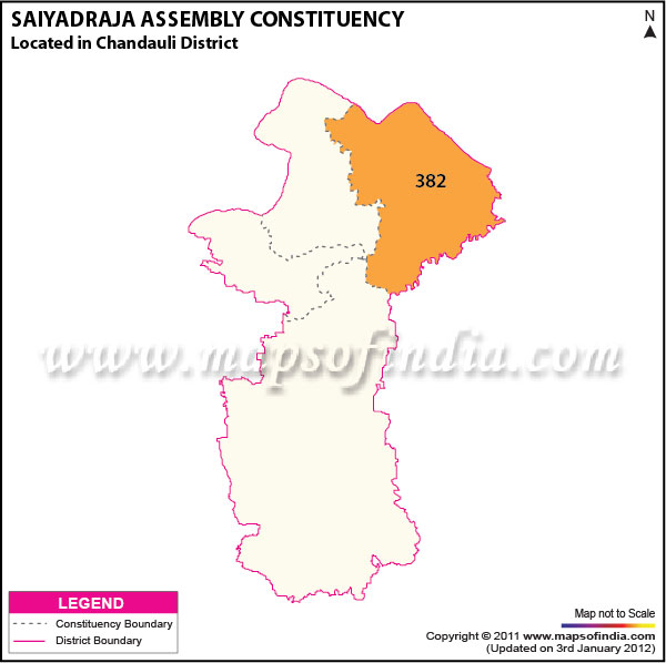 Assembly Constituency Map of  Saiyadraja