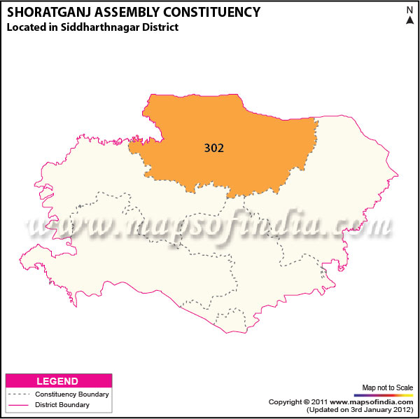 Assembly Constituency Map of  Shohratgarh