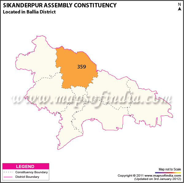 Assembly Constituency Map of  Sikanderpur