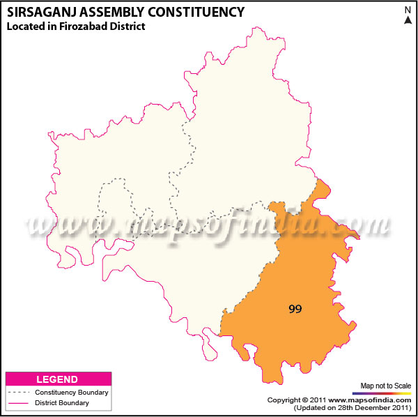 Sirsaganj Assembly Constituency Map, Sirsaganj Election 2017 Results