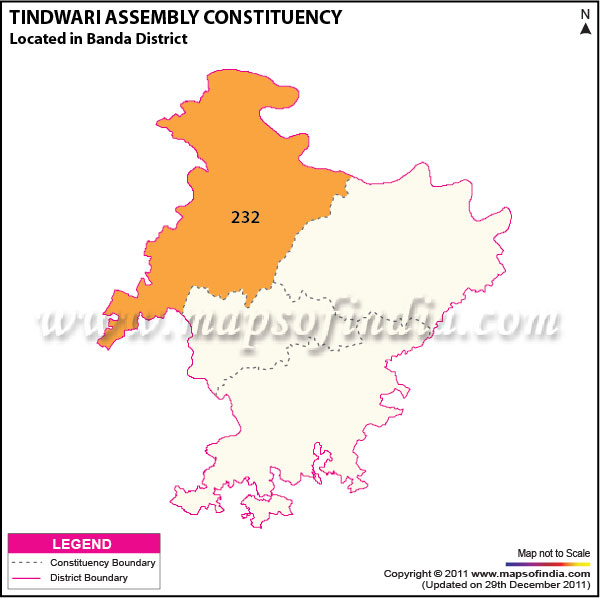 Assembly Constituency Map of  Tindwari