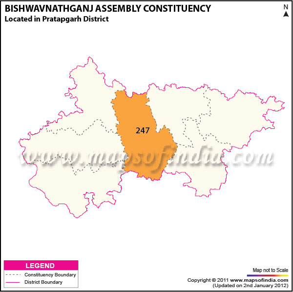 Assembly Constituency Map of  Vishwanath Ganj