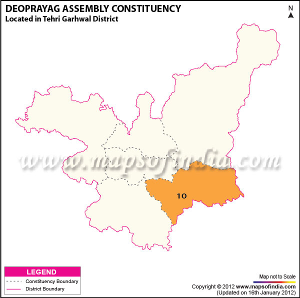 Assembly Constituency Map of Deoprayag