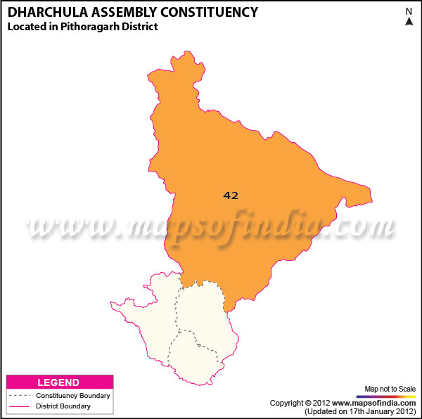 Assembly Constituency Map of Dharchula
