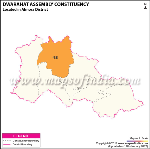 Assembly Constituency Map of Dwarahat