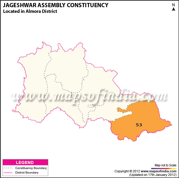 Assembly Constituency Map of Jageshwar