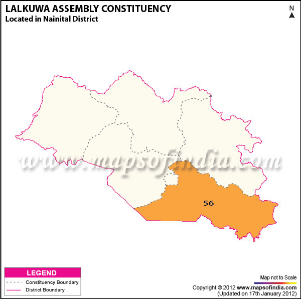 Assembly Constituency Map of Lalkuwa