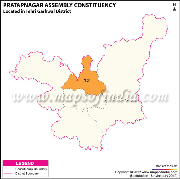 Assembly Constituency Map of Pratapnagar