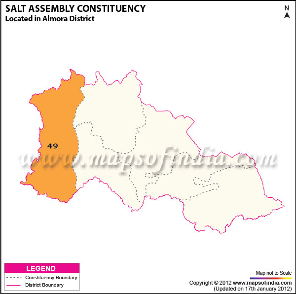 Assembly Constituency Map of Salt