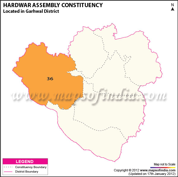 Assembly Constituency Map of Yamkeshwar