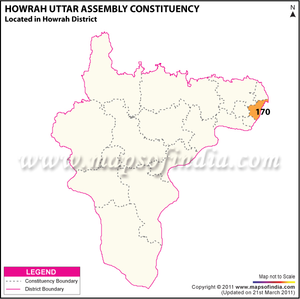 Map Of Howrah District West Bengal Live Howrah Uttar Election Result 2021, Howrah District - Howrah Uttar  Vidhan Sabha Seat Winner Mla - Elections Results