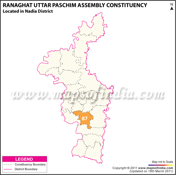 LIVE Ranaghat Uttar Paschim Election Result 2021, Nadia District