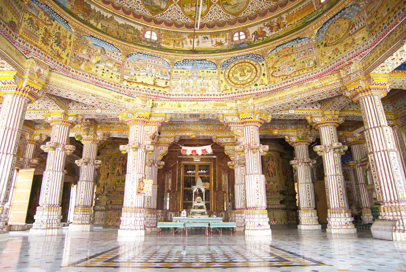 Inside the Bhandasar temple Bikaner