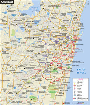 Chennai Map