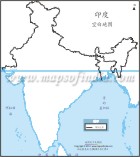 India Blank Map