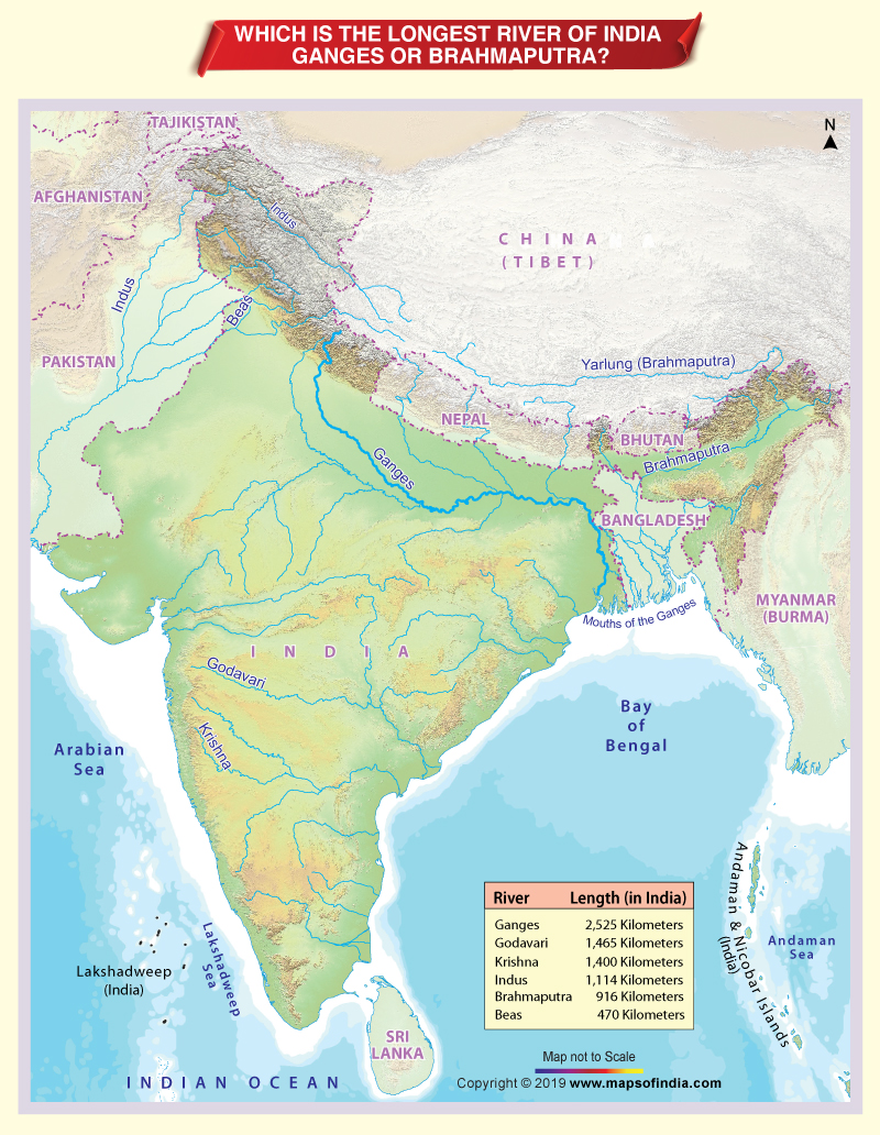 map of india ganges river Which Is The Longest River Of India Ganges Or Brahmaputra map of india ganges river