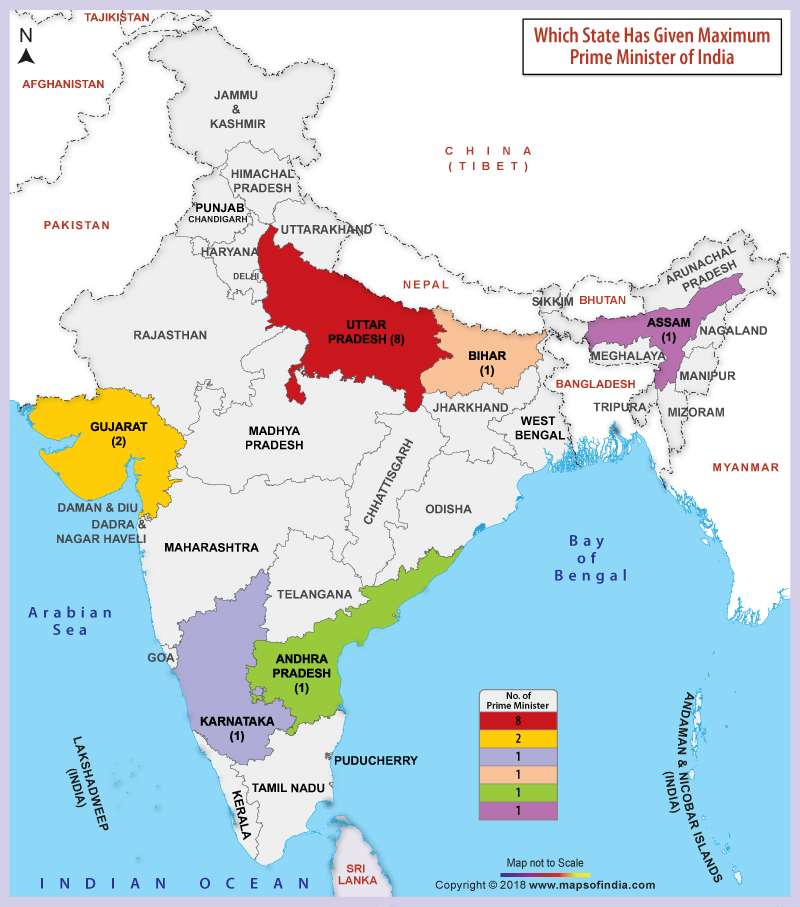 Which State Has Given the Highest Number of Prime Ministers