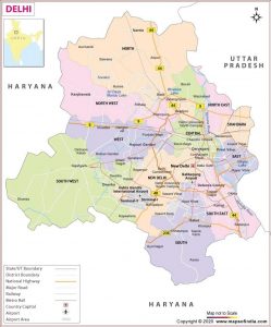 Map Of Delhi 249x300 