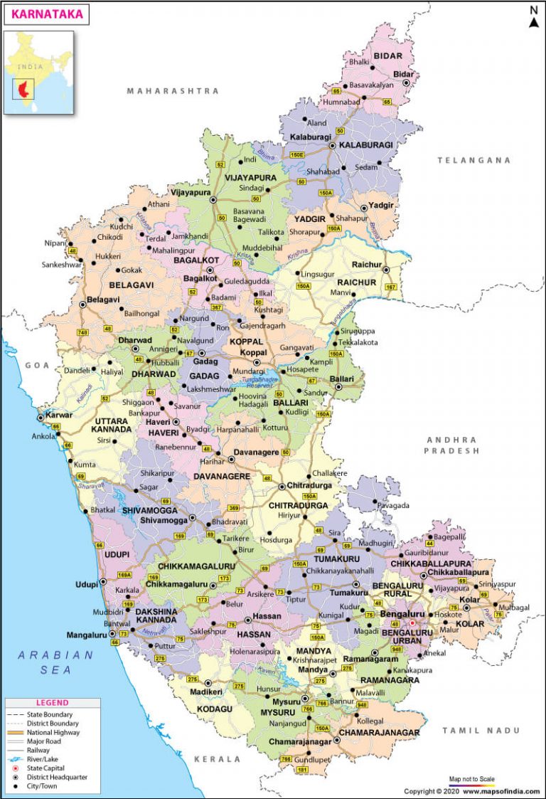 What are the Key Facts of Karnataka?