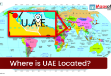 Where is the UAE? Location, Region, and Middle East Map UAE Location map