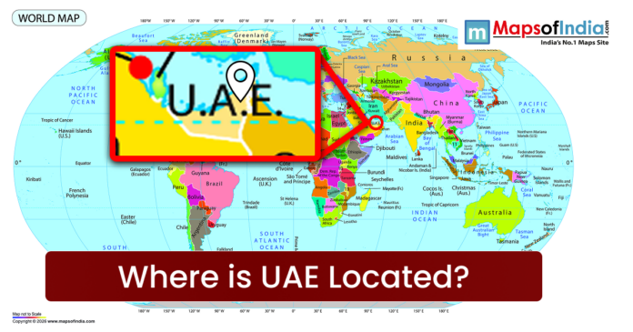UAE Location map