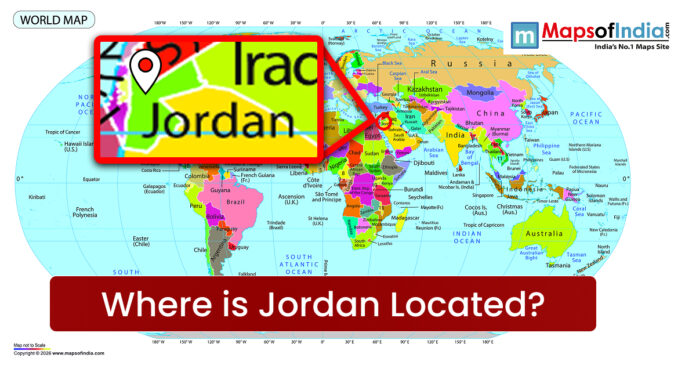 Jordan Location Map