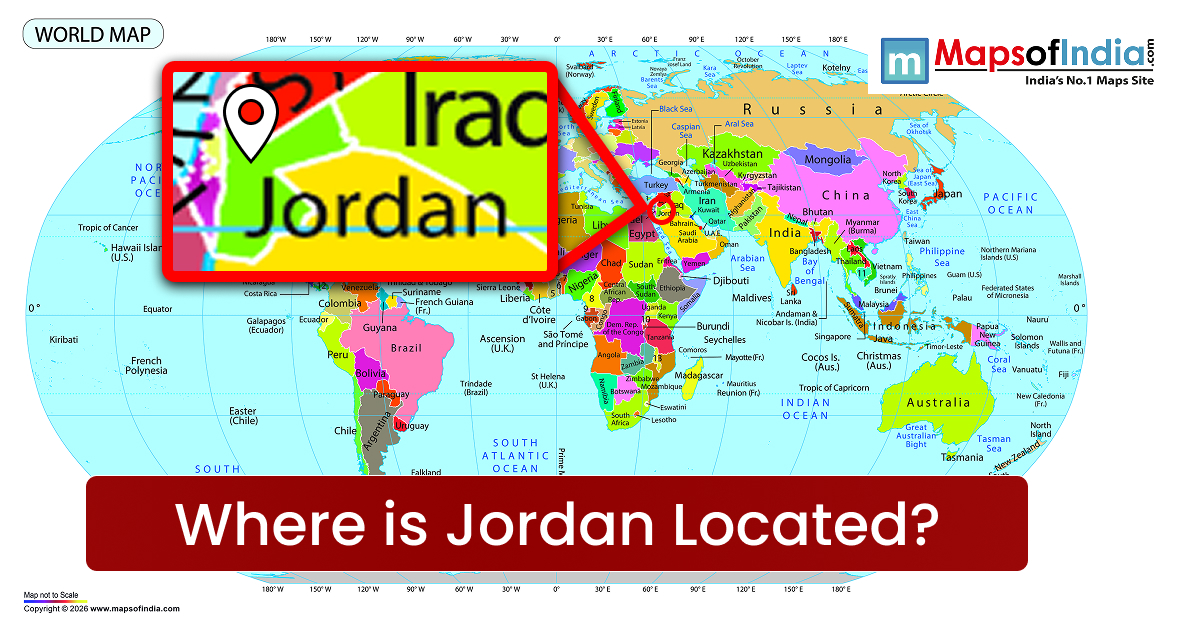 Jordan Location Map