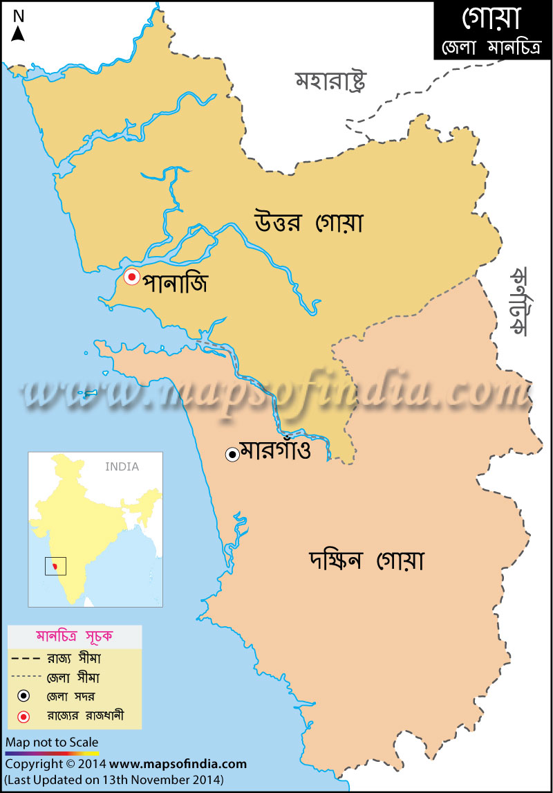 গোয়া মানচিত্র